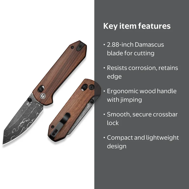 CIVIVI, Folding Pocket Knife, C23073B-DS1, Damascus Blade