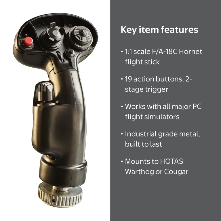 Thrustmaster Warthog Flight Joystick F/A-18C Hornet HOTAS Add-On