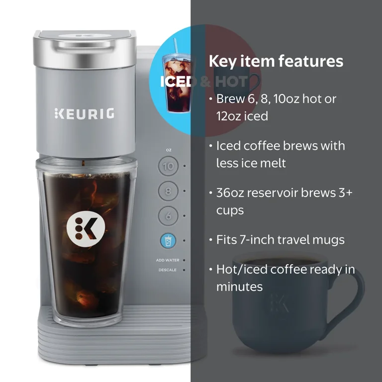 Keurig K-Express Essentials Plus Coffee Maker, Single-Serve K-Cup