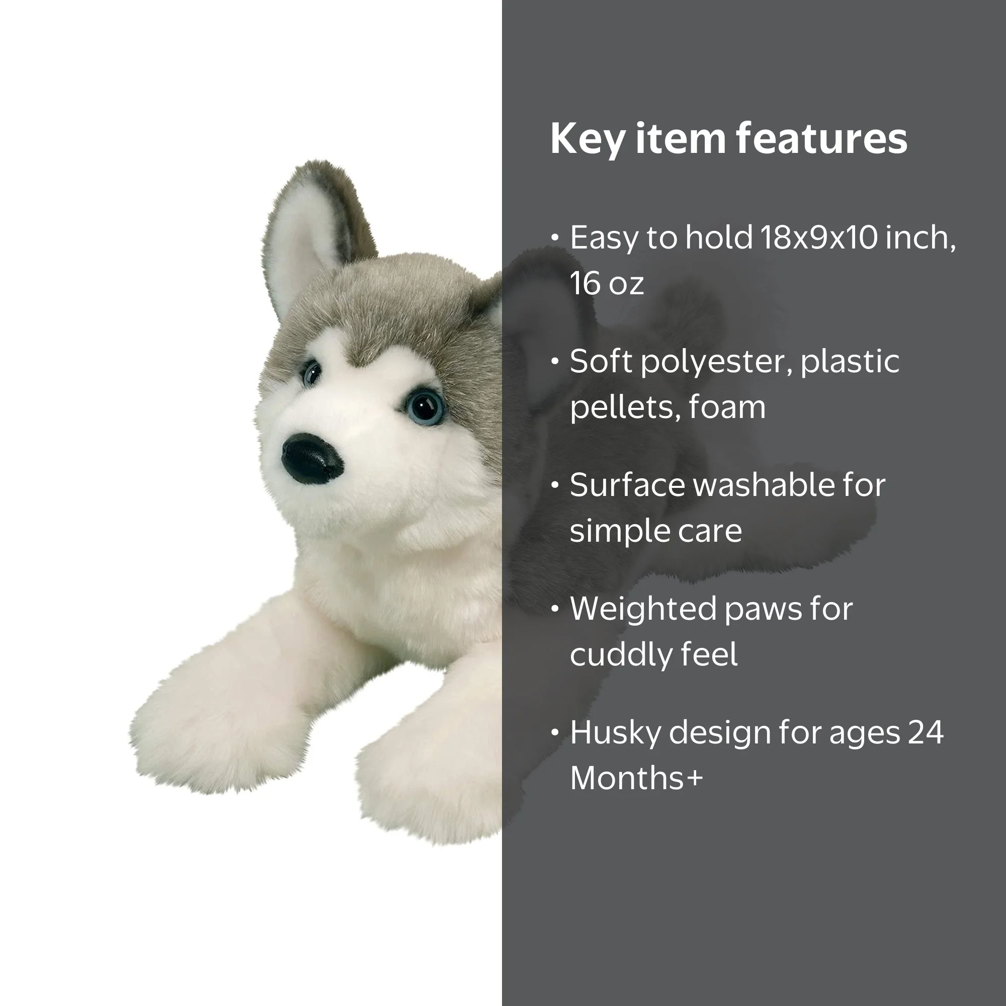 Douglas Cuddle Toys, Deluxe Plush Dog, 18