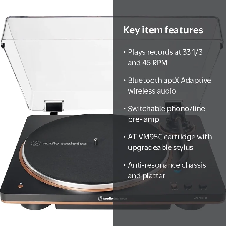 Audio-Technica, Fully Automatic Wireless Belt-Drive Turntable