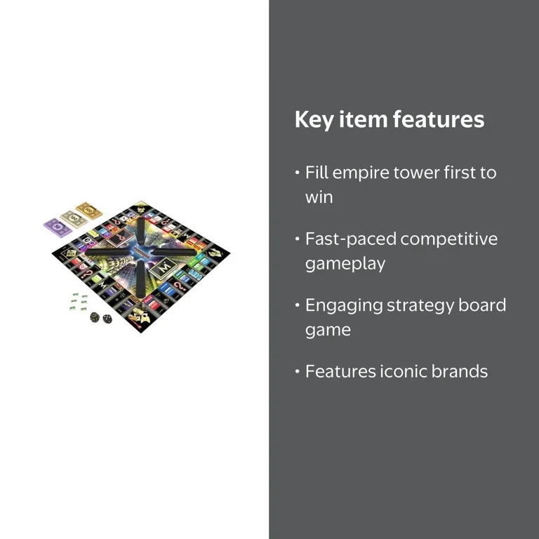 Hasbro - MONOPOLY EMPIRE Game - board game - Walmart.com