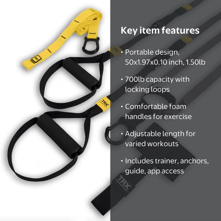 TRX GO Home Gym Equipment: Portable Full Body Fitness Exercise