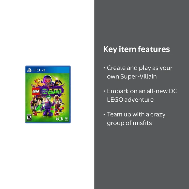 Warner Bros, LEGO DC Supervillains, 883929632992, PlayStation 4