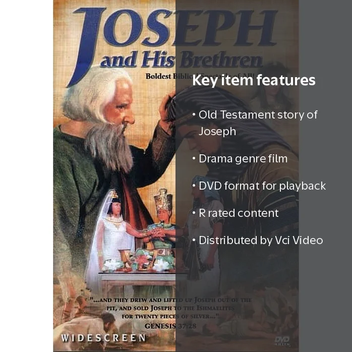 Joseph and His Brethren (DVD), Vci Video, Drama - Walmart.com