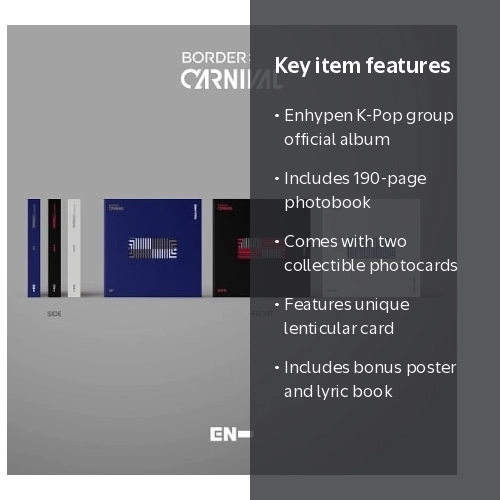 Enhypen - Border: Carnival (incl. 190pg Photobook, 16pg Lyric Book