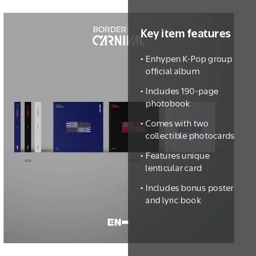 Enhypen - Border: Carnival (incl. 190pg Photobook, 16pg Lyric Book