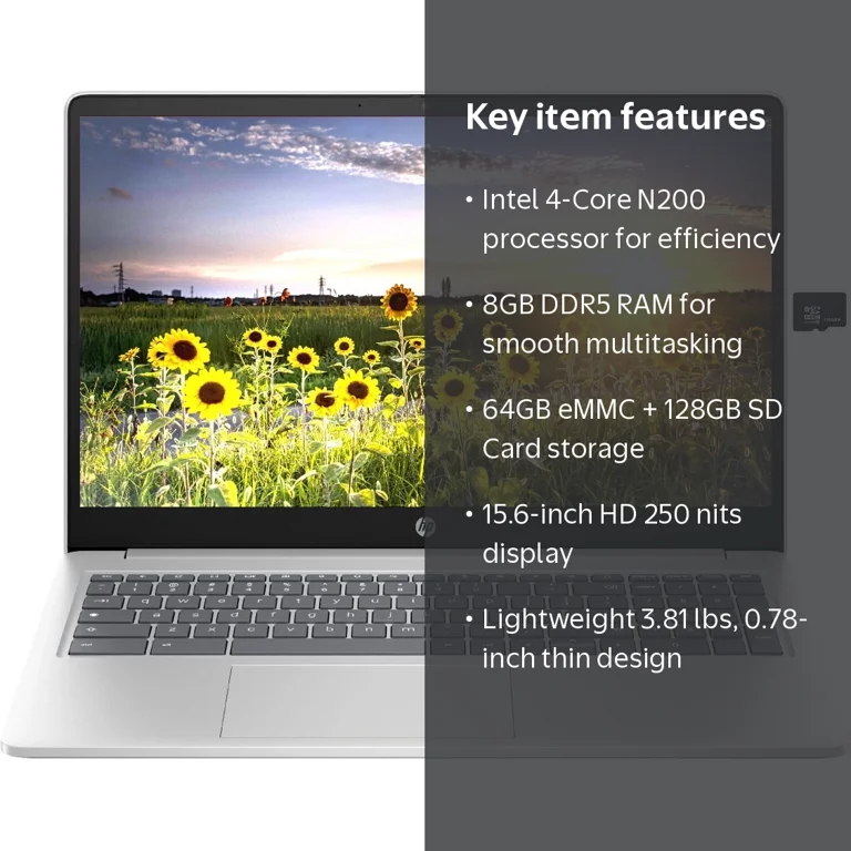 HP Chromebook 15, 15.6