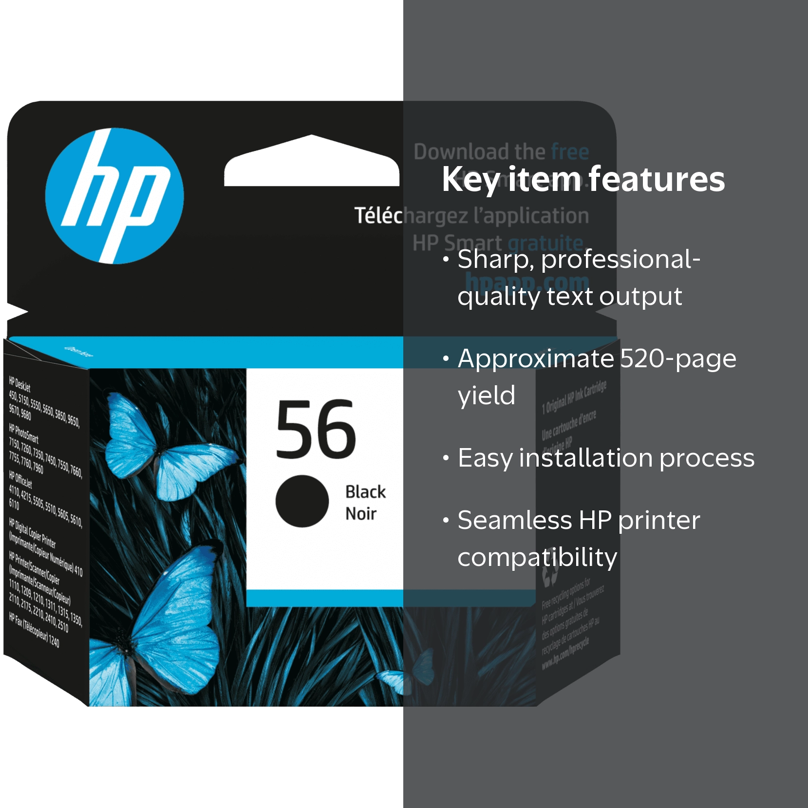 HP, Black Ink Cartridge, C6656AN#140, Up to 520 pages - Walmart.com