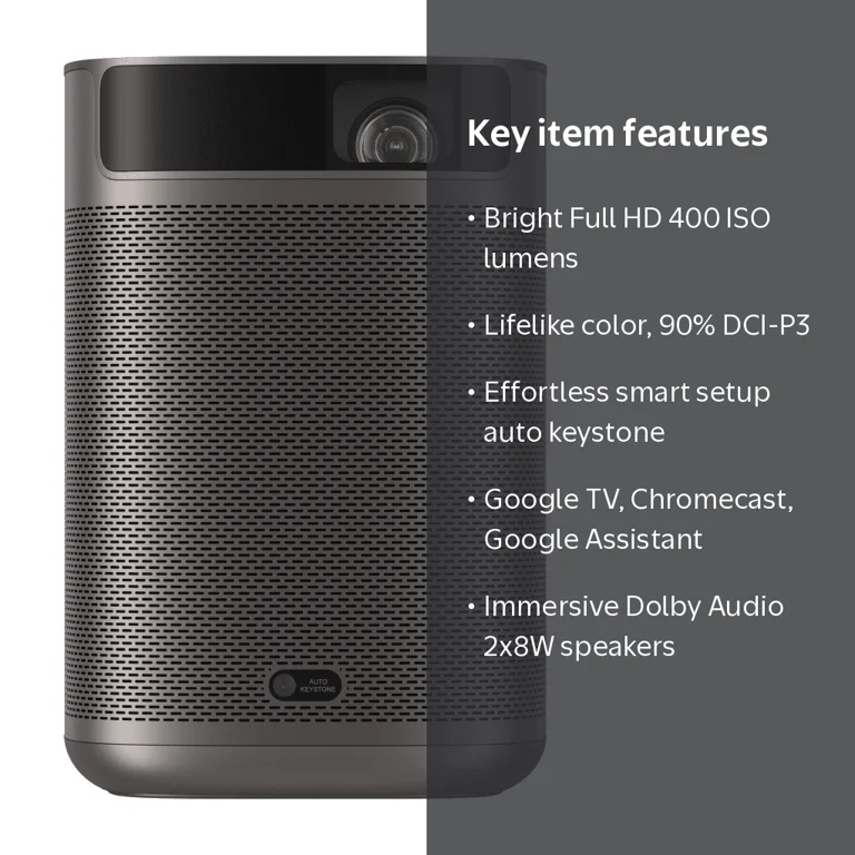 XGIMI, Full HD Smart Projector, Mogo 2 Plus, 400 lumens, Google TV
