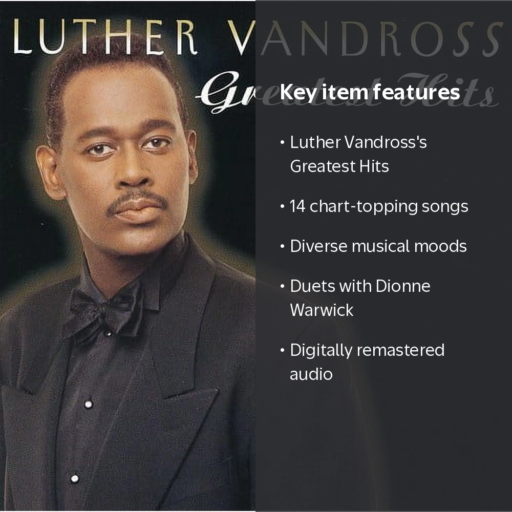 VANDROSS,LUTHER, Greatest Hits, Music & Performance, CD - Walmart.com