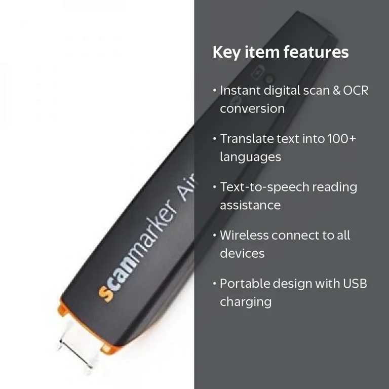Scanmarker Air – Scan Translator Pen with Multilingual Text-to