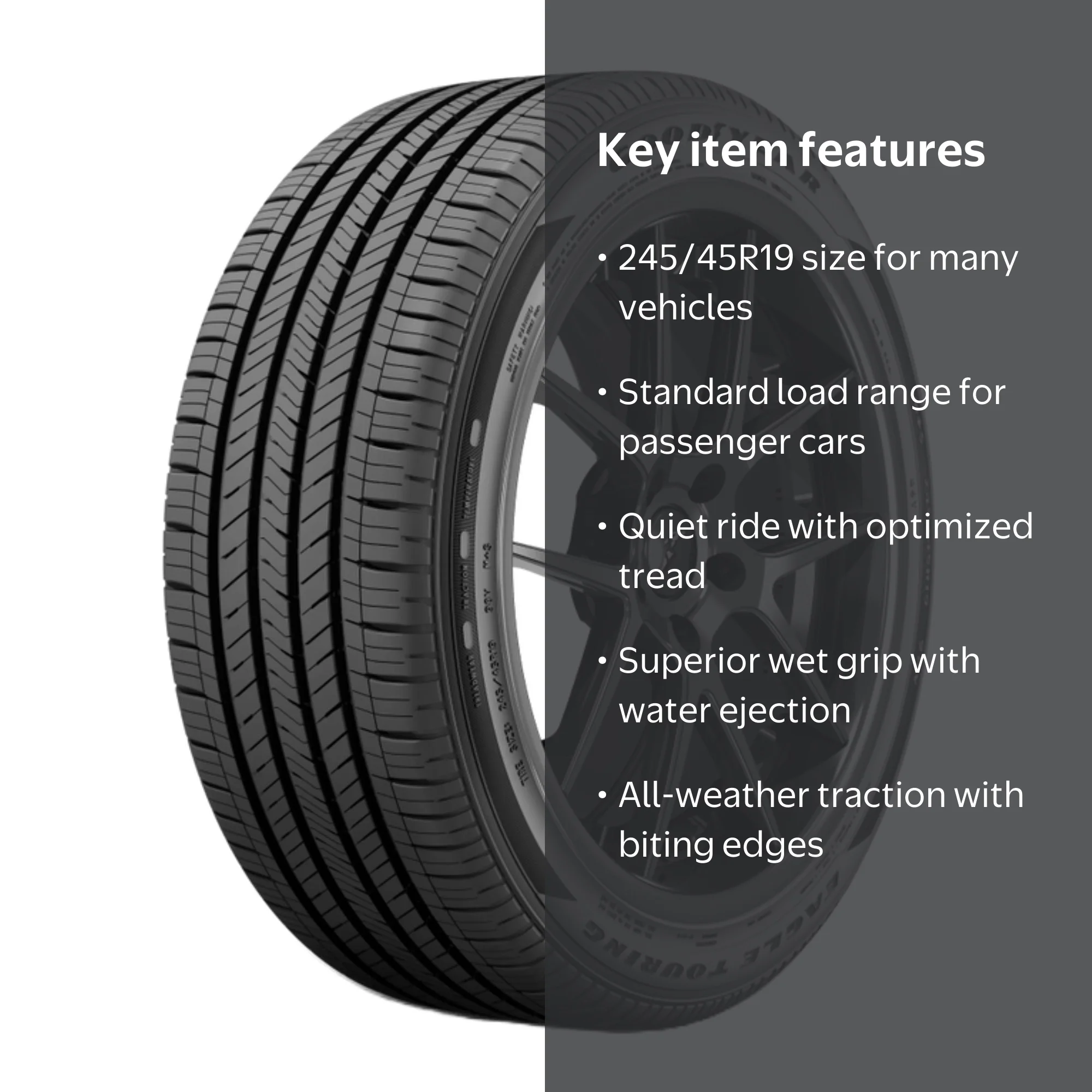 Goodyear Eagle Touring All Season 245/45R19 98V Passenger Tire 