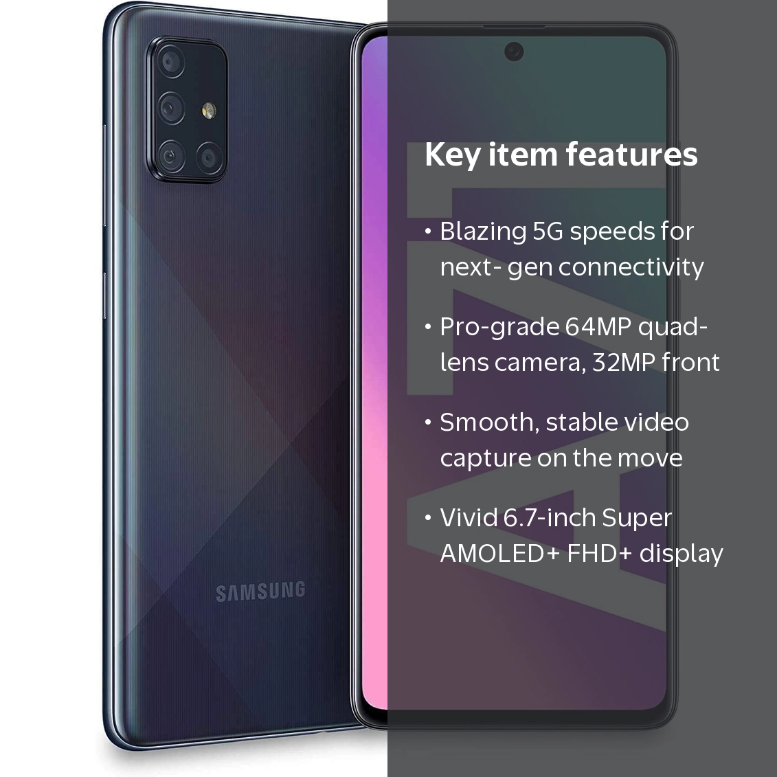 Samsung, Smartphone, 5G, 128GB, Fully Unlocked, Refurbished