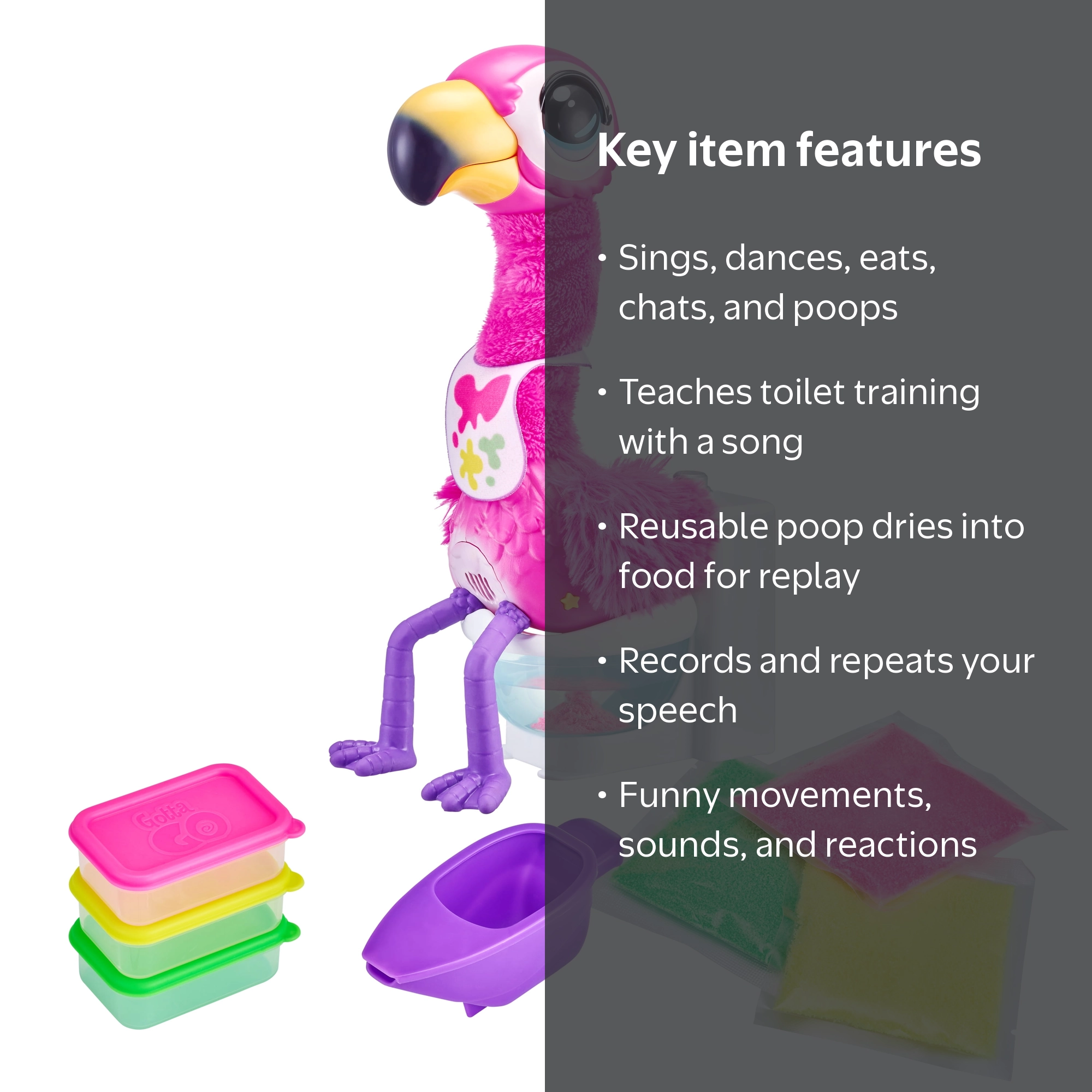 Little Live Pets Gotta Go Flamingo Sherbet Value Pack Interactive