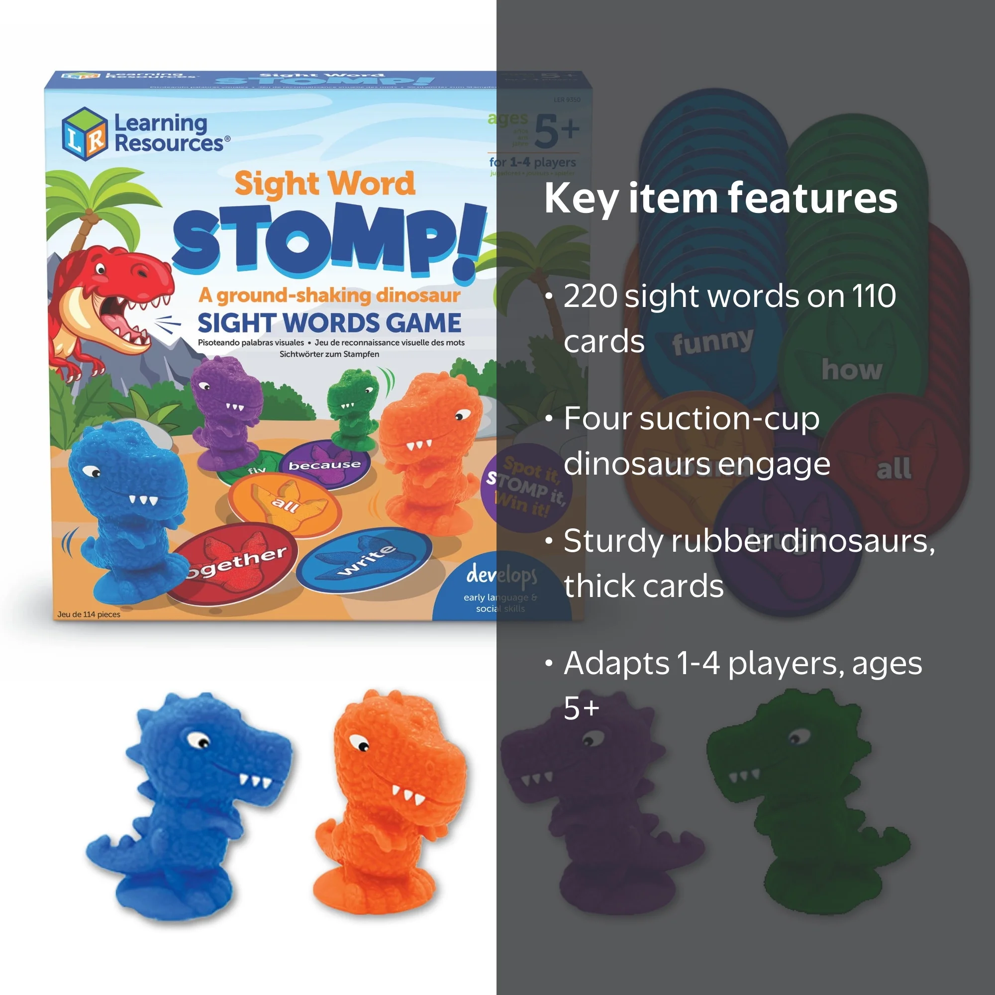 Learning Resources Sight Word Stomp! - Educational Board Game