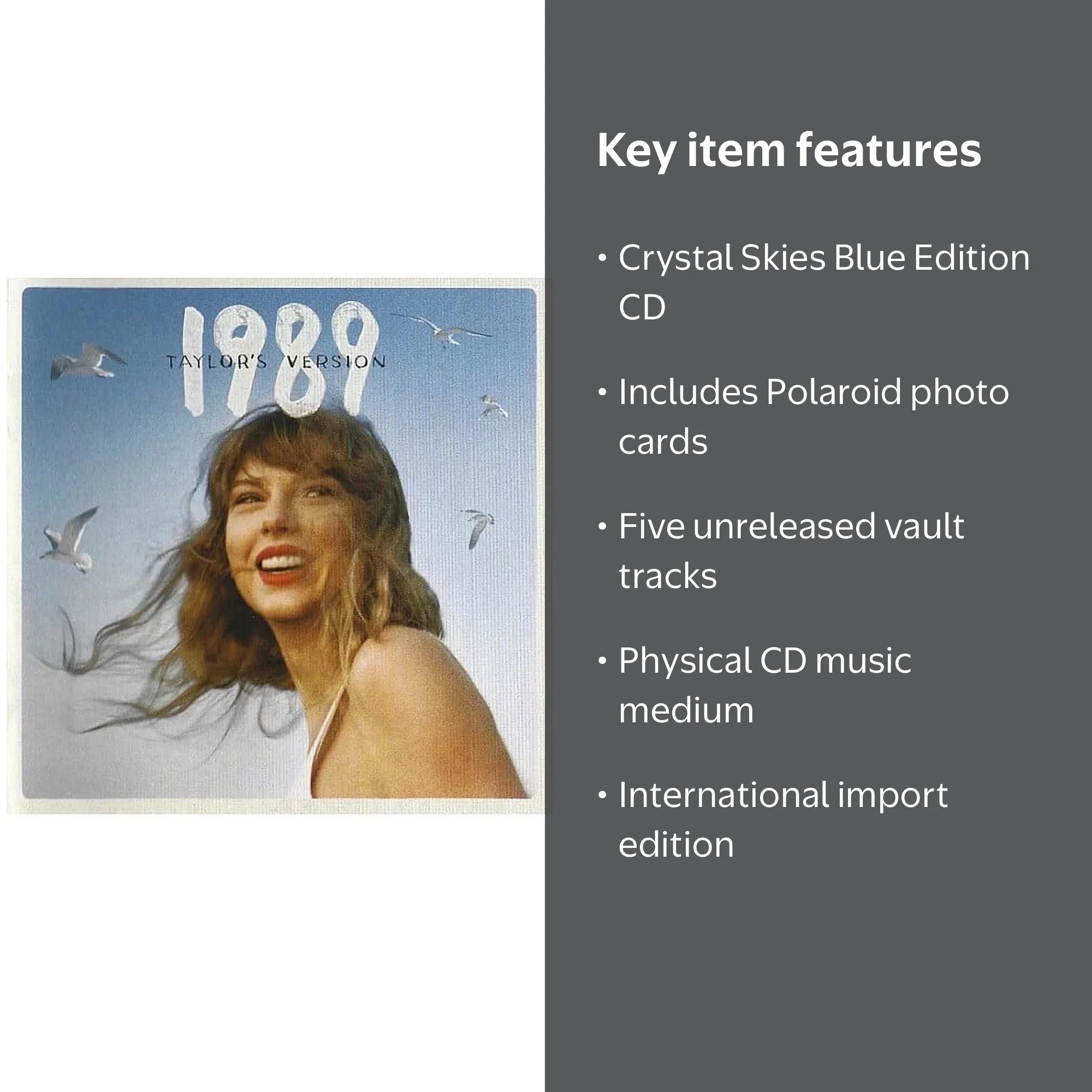 Taylor Swift - 1989 (Taylor's Version): Crystal Skies Blue Deluxe