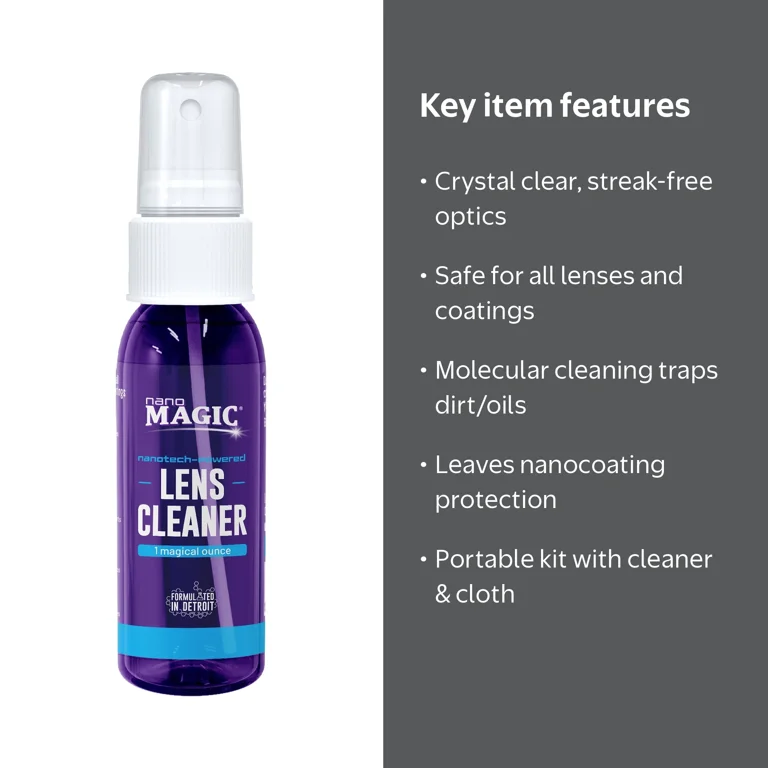 Nano Magic Lens Cleaning Travel Kit 1oz with Microfiber Cloth