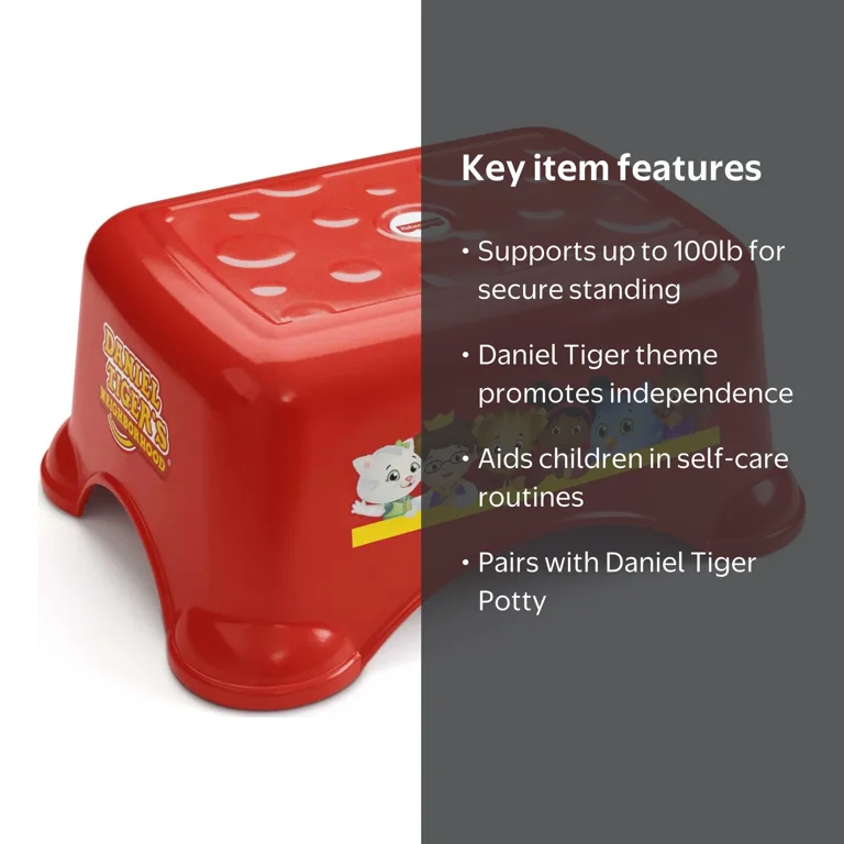 Fisher-Price, Toddler Step Stool, Daniel Tiger's Neighborhood