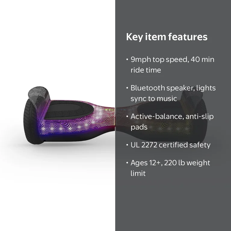 Jetson Lyra Hoverboard, Black, Teens - Walmart.com
