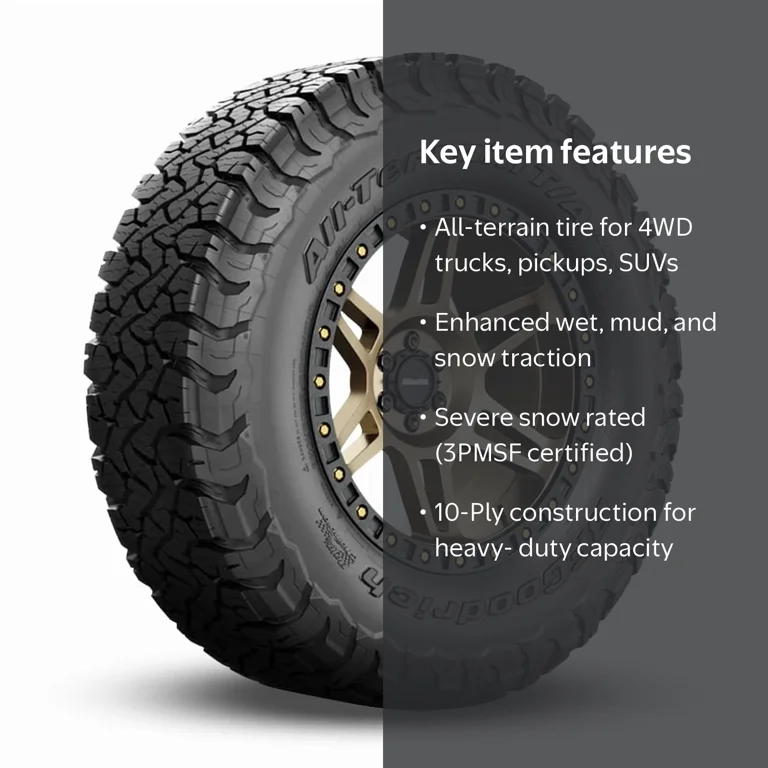 BFG All-Terrain T/A KO3 All Season LT235/80R17 120/117S E Tire