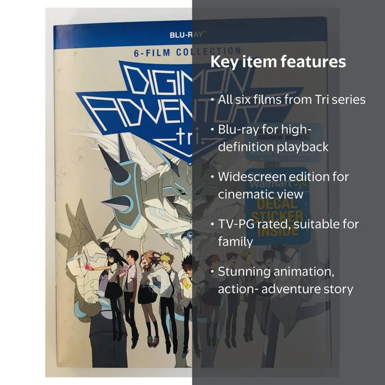 Digimon Adventure Tri: 6-Film Collection Blu-ray Widescreen