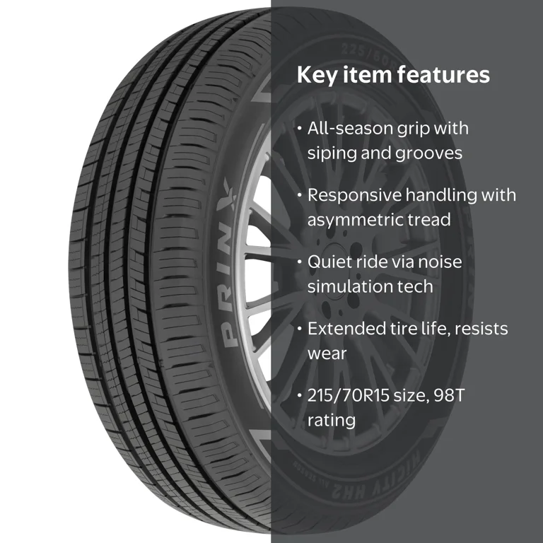 Prinx HiCITY HH2 All Season 215/70R15 98T Passenger Tire - Walmart.com