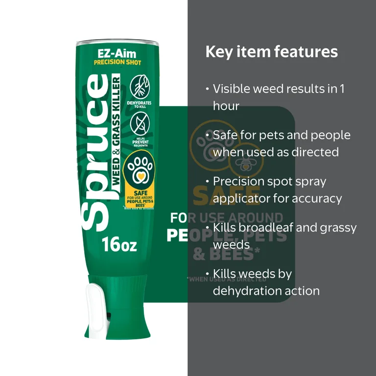 Spruce EZ-AIM Grass and Weed Killer Spray 16 oz - Walmart.com