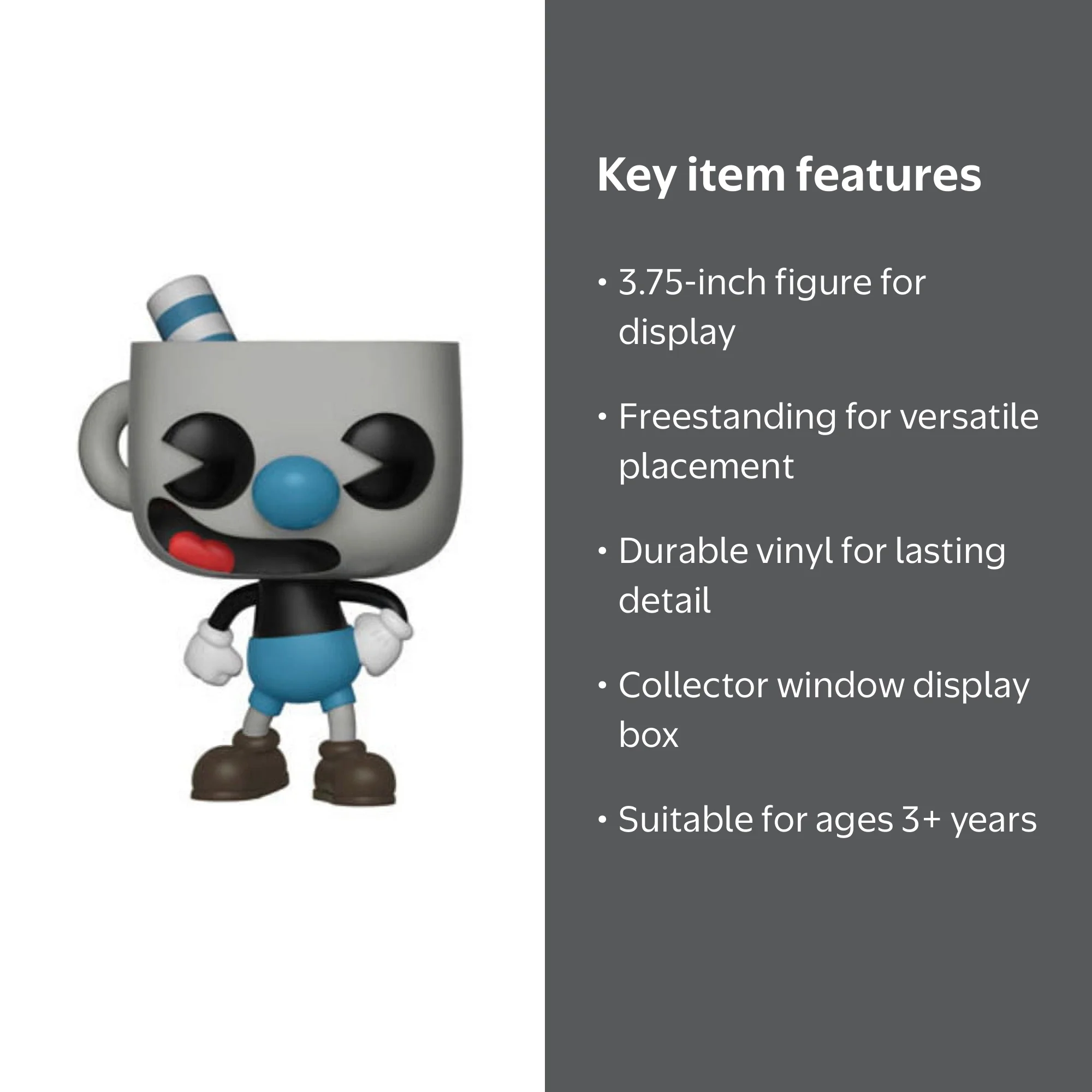FUNKO POP! GAMES: Cuphead S1: Mugman - Walmart.com