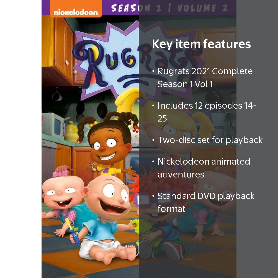 Paramount Home Video Rugrats 2021 The Complete First Season V1 DVD