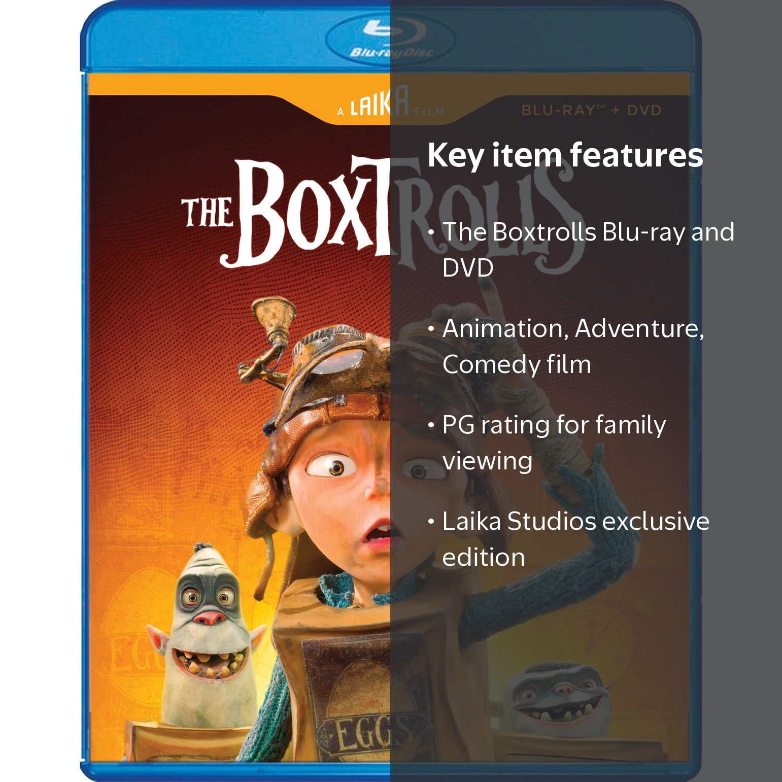 The Boxtrolls (Laika Studios Edition) (Blu-ray + DVD) - Walmart