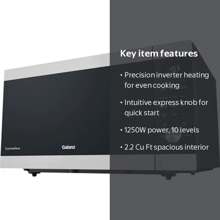 Galanz ExpressWave Countertop Microwave Oven, 1250W, 2.2 Cu Ft