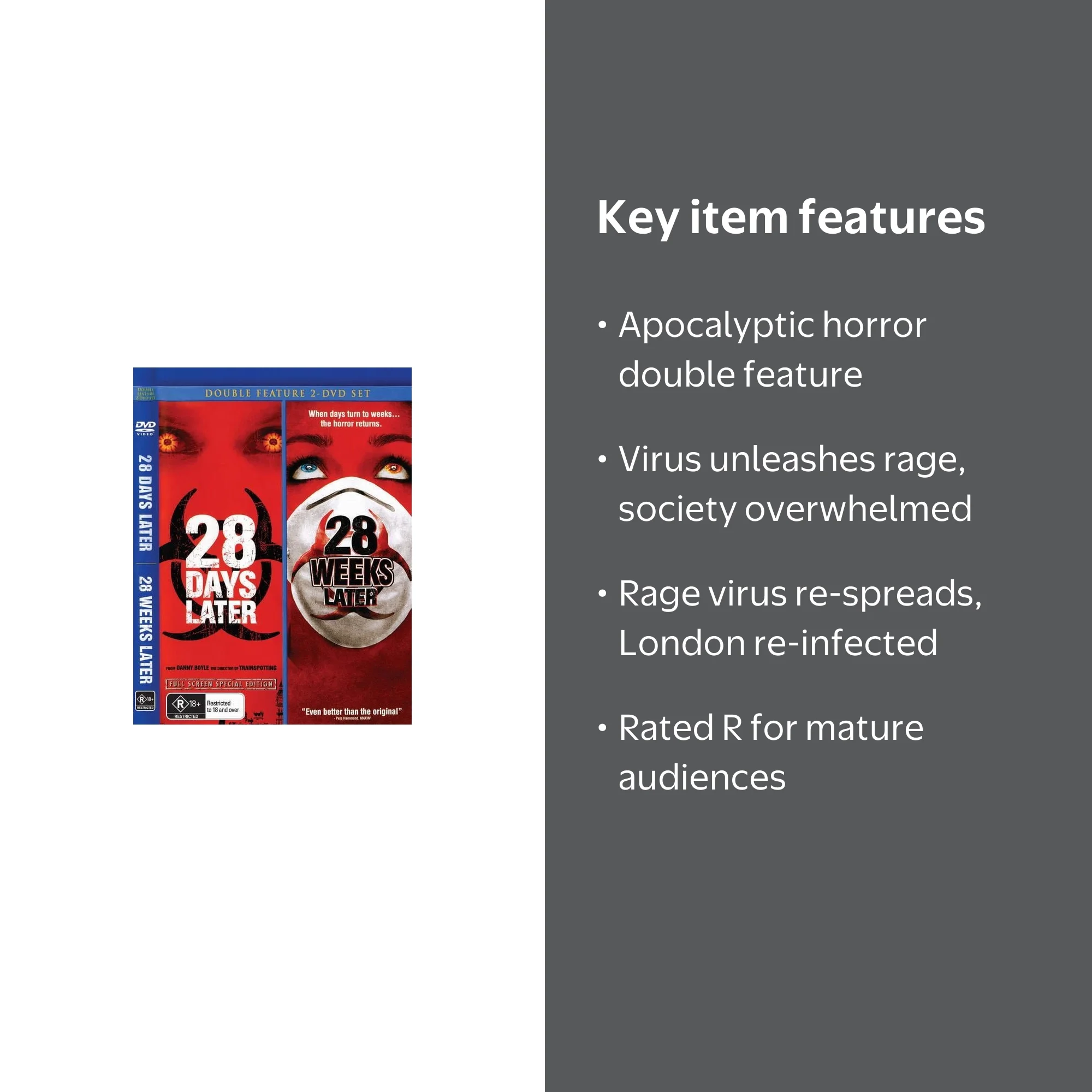 28 Days Later / 28 Weeks Later - Walmart.com
