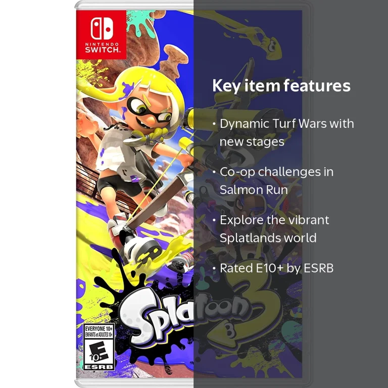 Nintendo Splatoon 3 Standard Edition - Adventure Game Options for