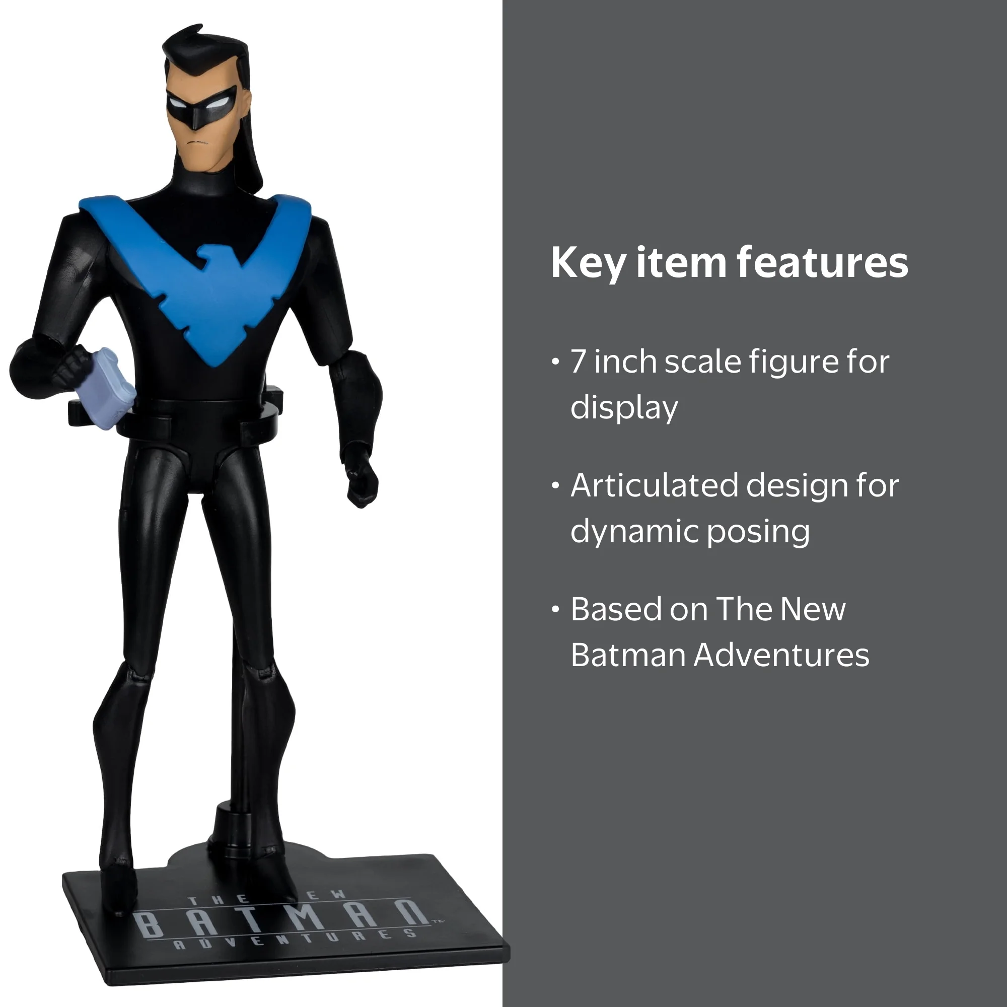 DC Comics, Action Figure Nightwing 7in TNBA, Based on Animated