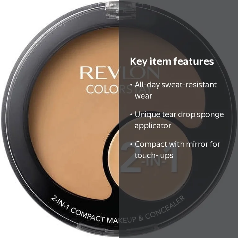 Revlon Colorstay 2-in-1 Compact Makeup and Foundation Concealer