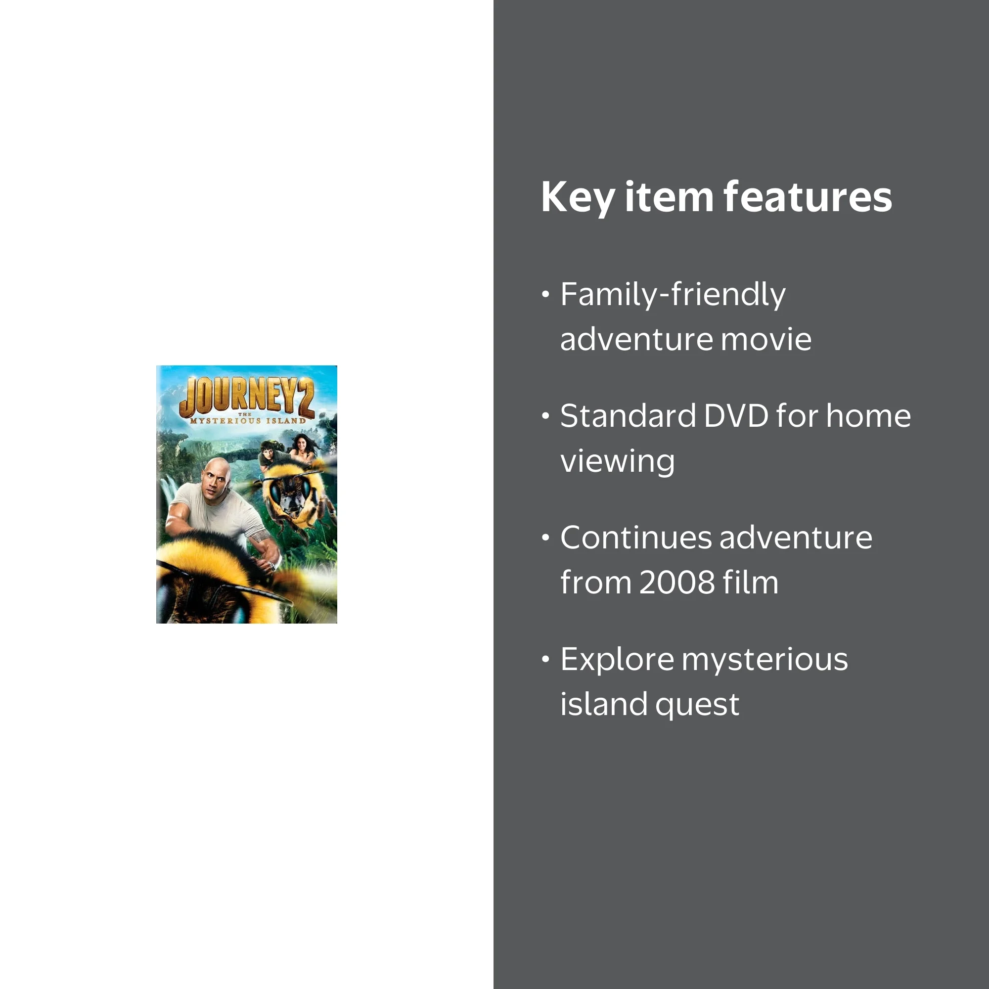 Journey 2: The Mysterious Island [DVD] - Walmart.com