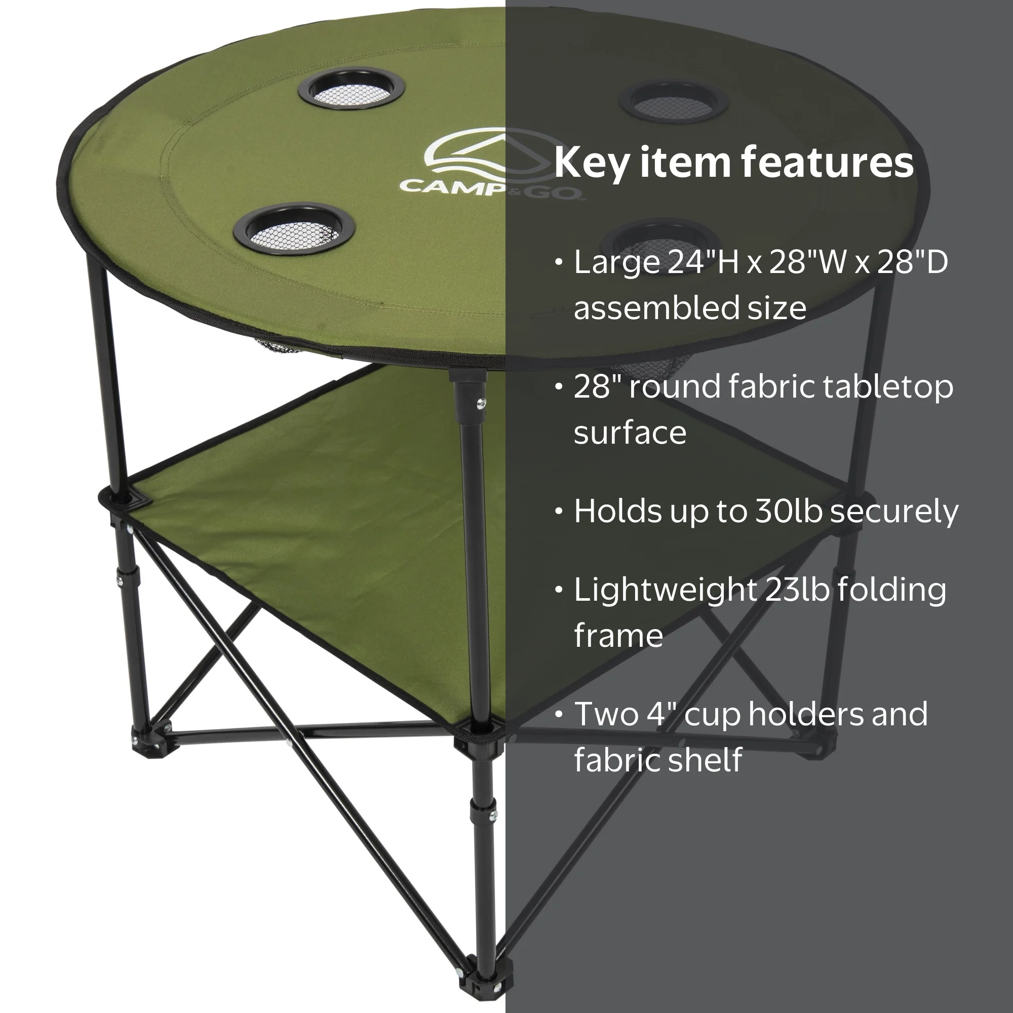 Camp & Go, Portable Table, 28