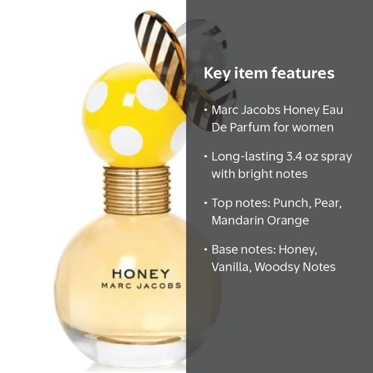 Marc Jacobs Honey Eau De Parfum Spray for Women 3.4 oz - Walmart.com