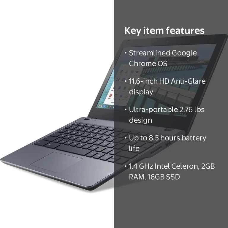 Acer, Chromebook Laptop, 11.6-inch, 16GB SSD, 2GB RAM - Walmart.com