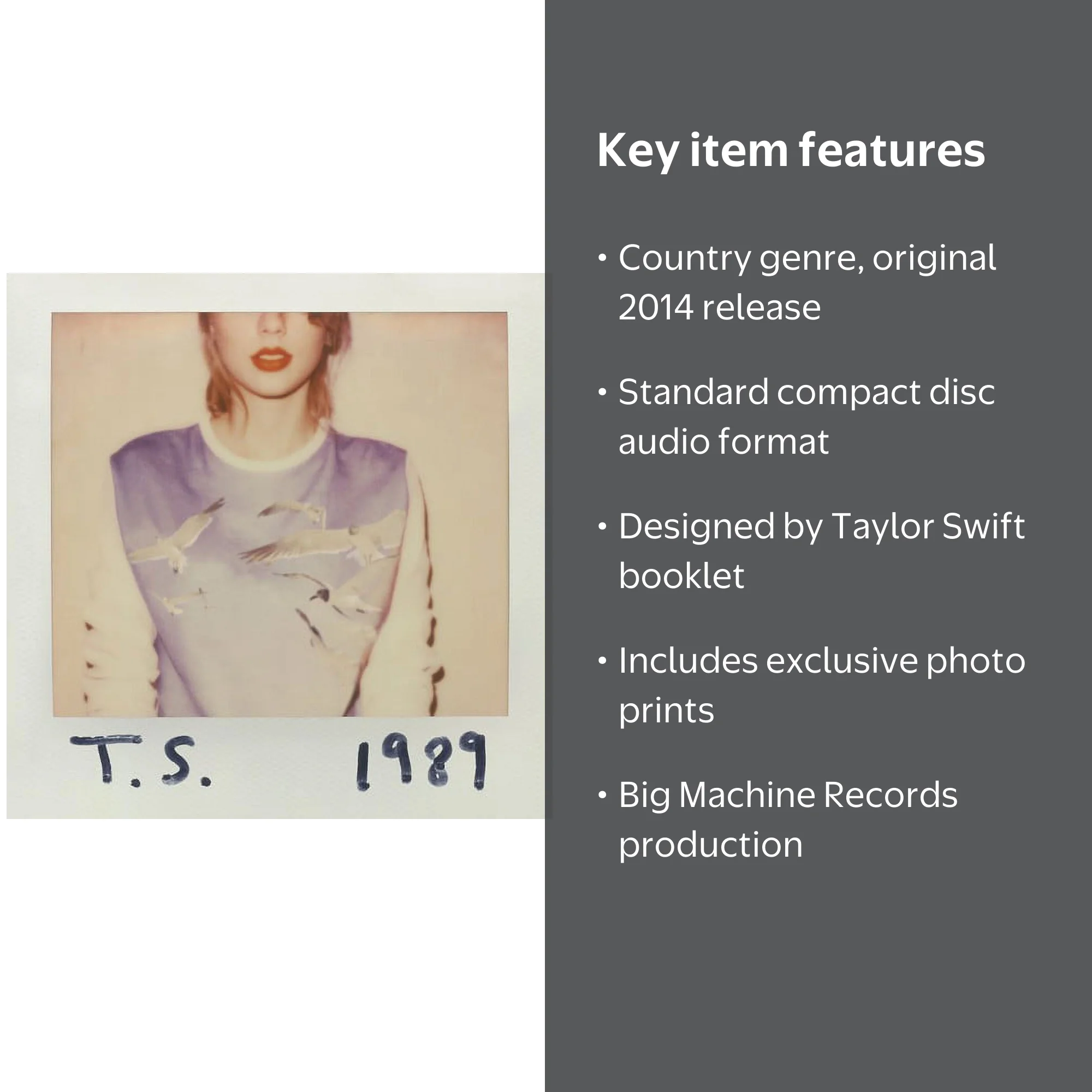 Taylor Swift - 1989 - Music & Performance - CD - Walmart.com