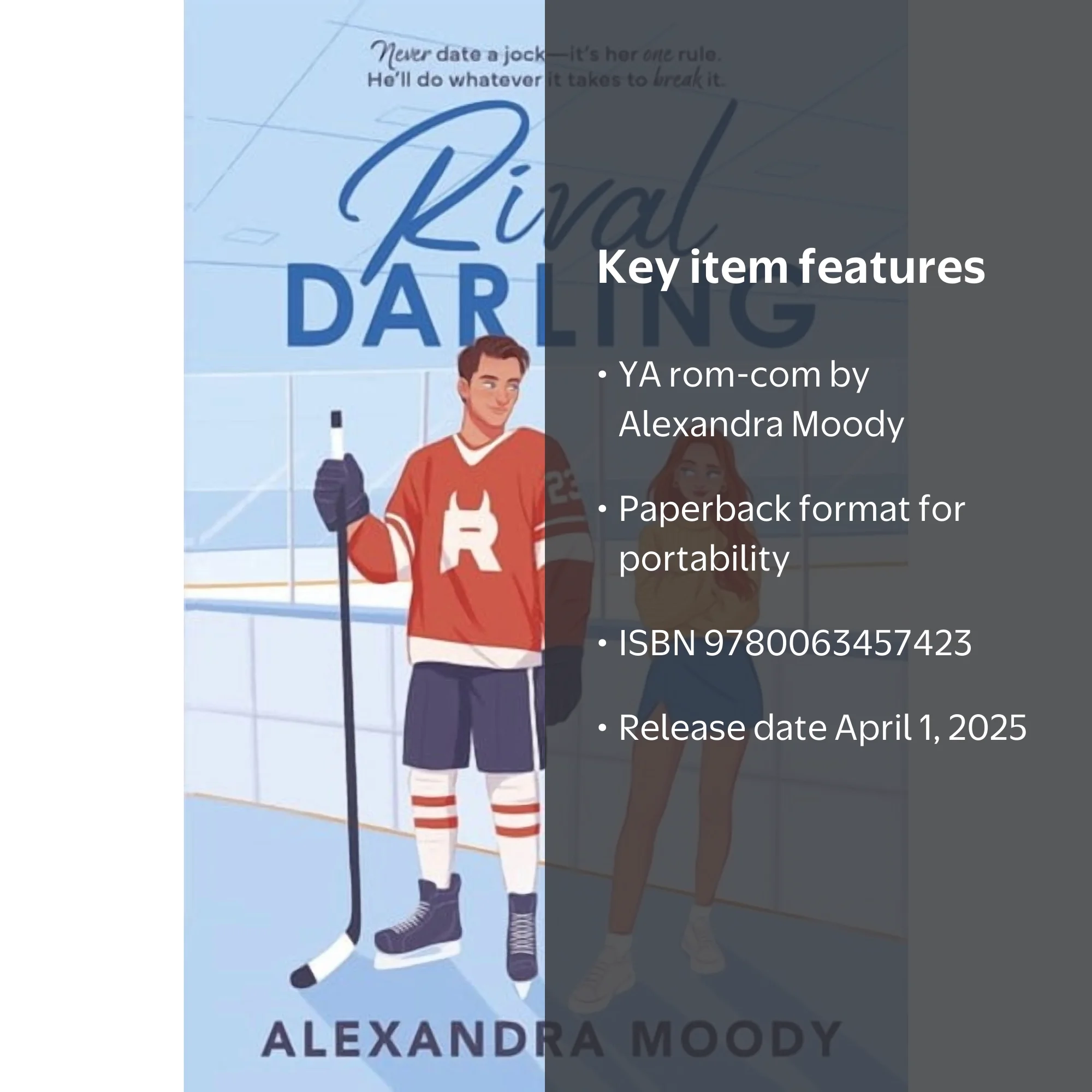 Alexandra Moody, Paperback, ISBN 9780063457423, Ice Hockey Romance