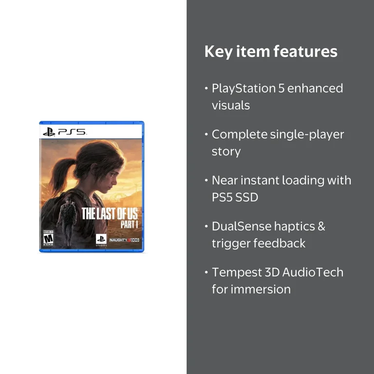 The Last of Us Part 1 - For PlayStation 5 - Walmart.com