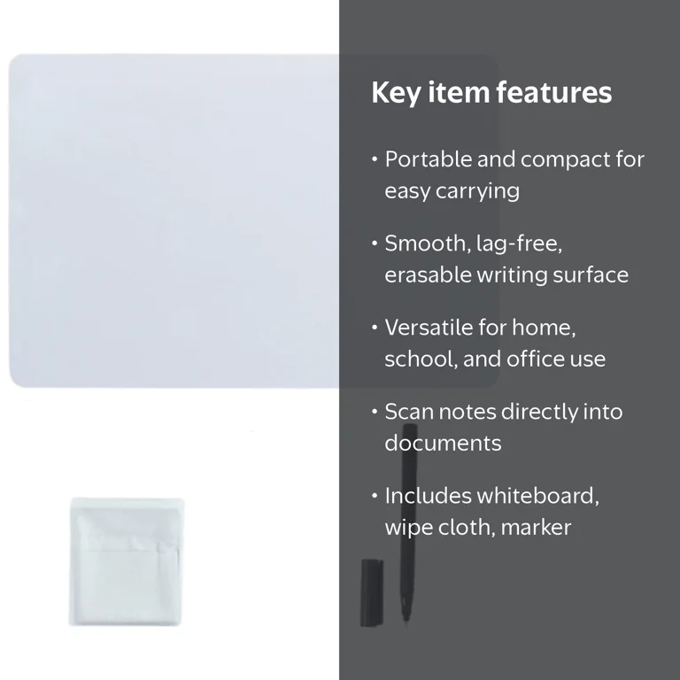 Small White Board Dry Erase Mini Whiteboard 7x11 Inch Small Dry