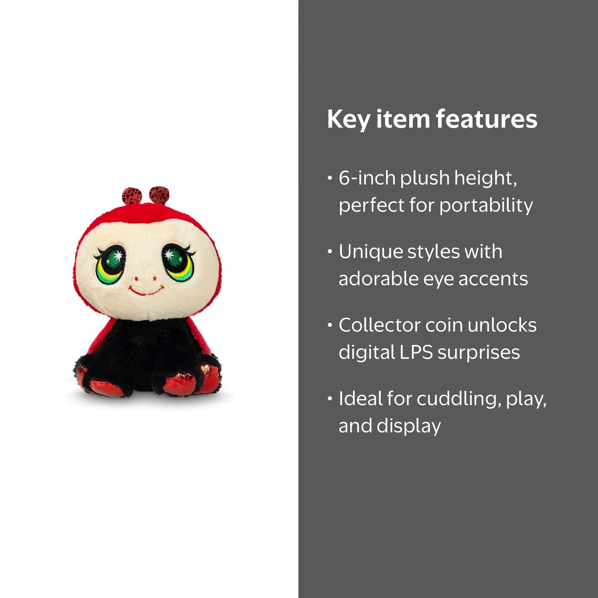 Littlest Pet Shop 2025 Generation 7 Ladybug Cuddle Plush - Walmart.com