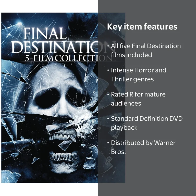 ファイナル・デスティネーション 5部作セット SDS, Final Destination 5-Film Collection DVD, 5 Movie Horror