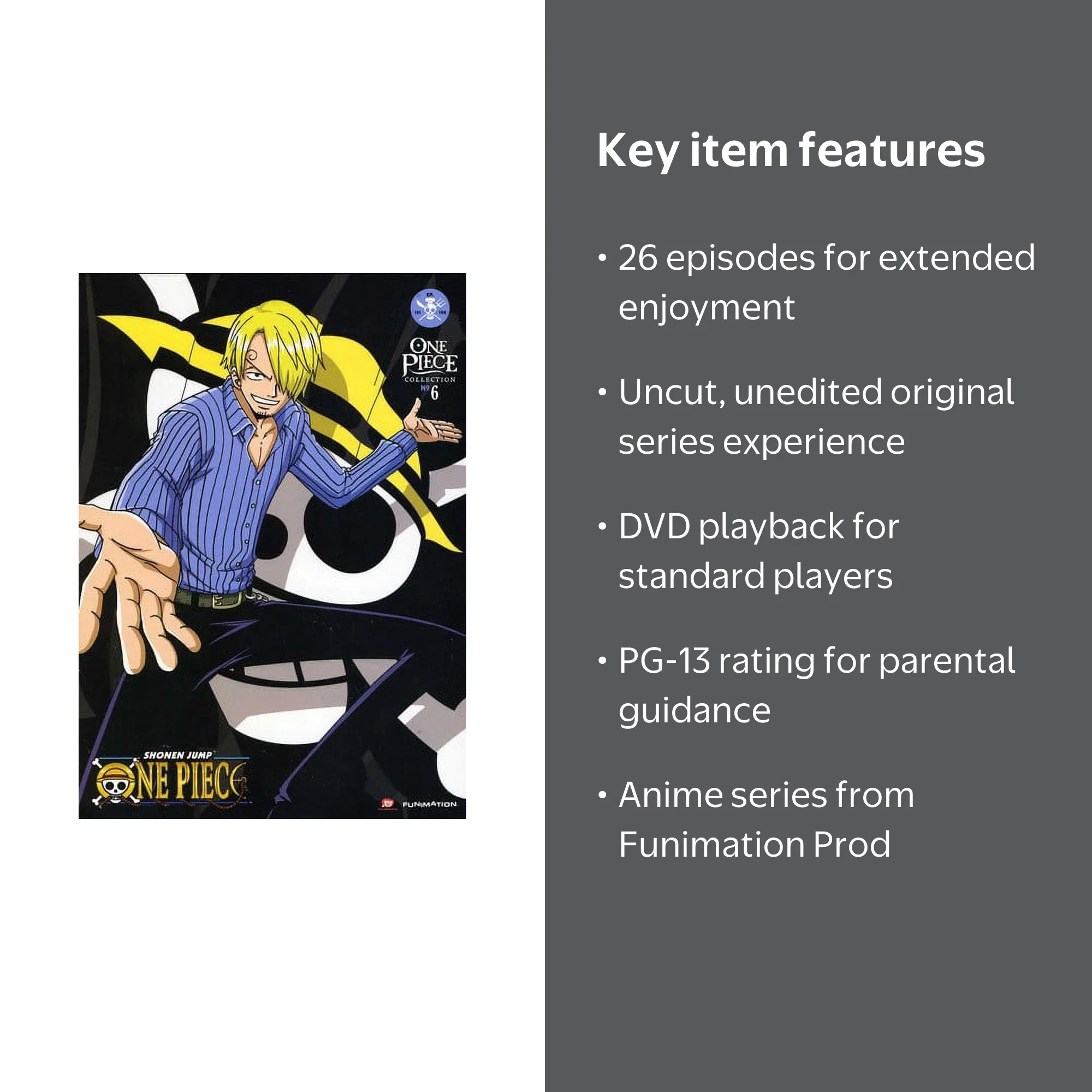 Funimation Prod One Piece: Collection Six, Uncut English Box Set