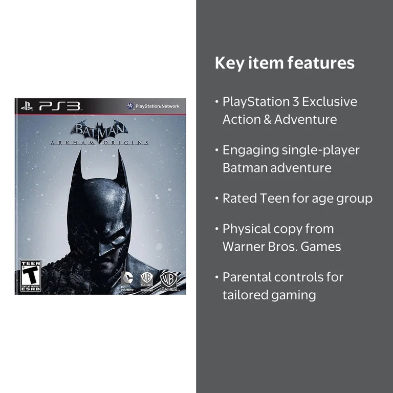 Warner Bros., Video Game, Batman: Arkham Origins, PlayStation 3