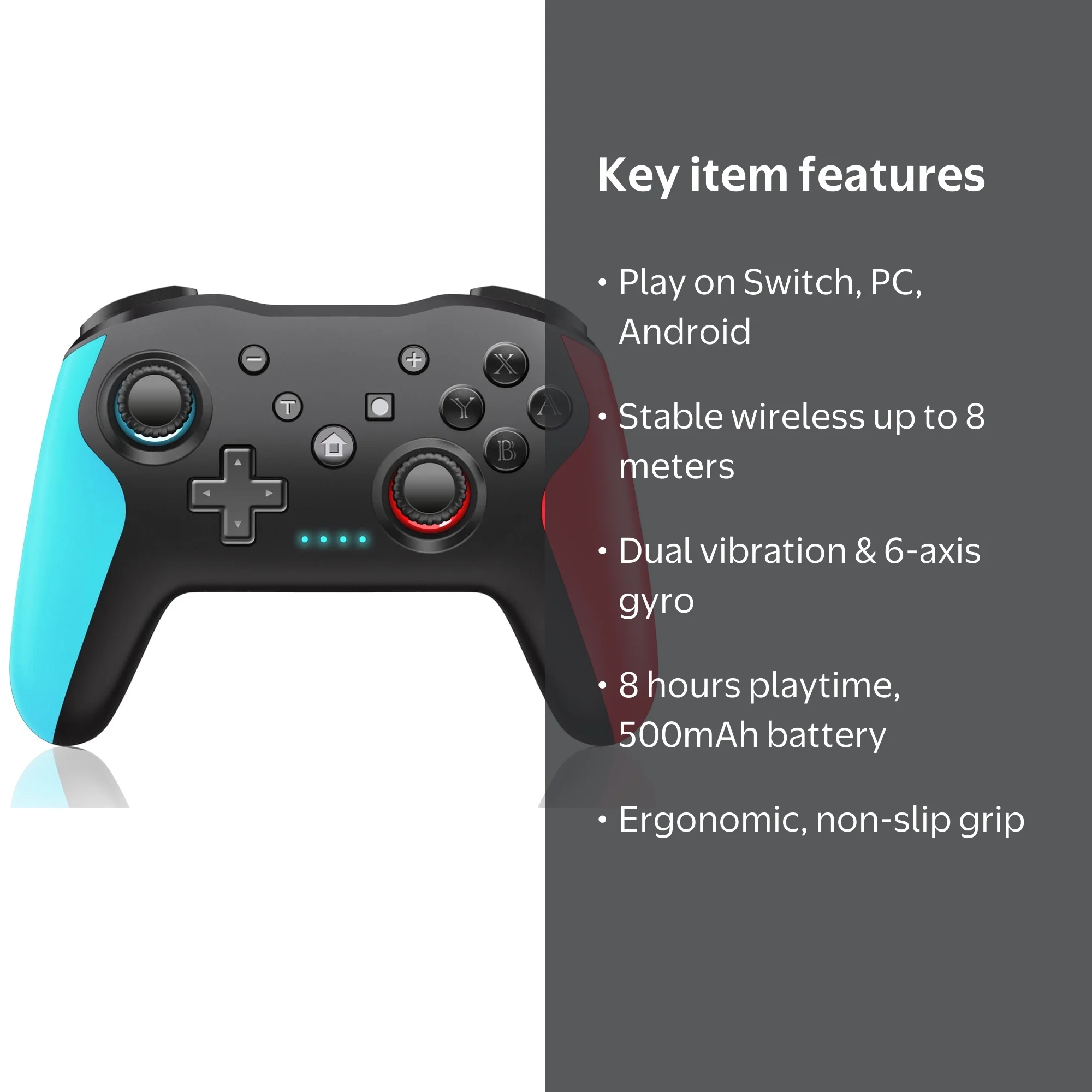 NETNEW Wireless Switch Pro Controller for Nintendo Switch Switch