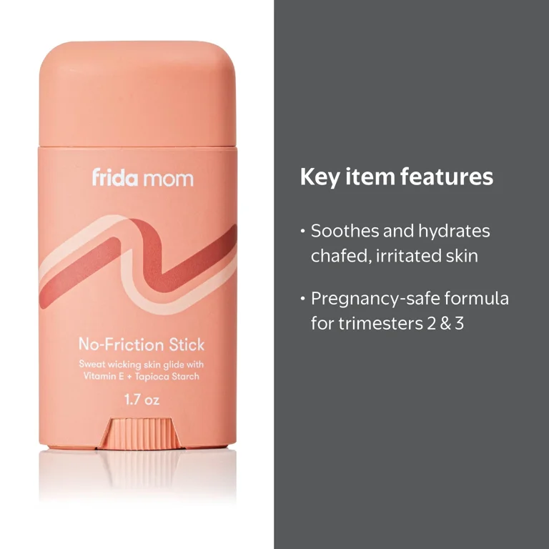 Frida Mom Pregnancy No-Friction Anti-Chafe Stick with Vitamin E +